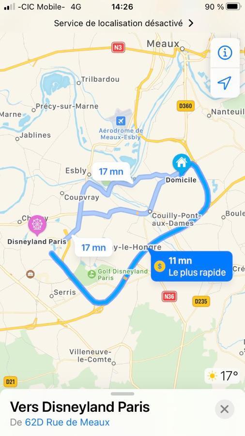 Cocon Familial Proche Disneyland Paris Quincy-Voisins Εξωτερικό φωτογραφία